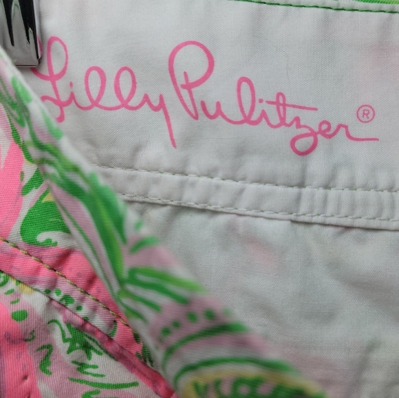 Lilly Pulitzer Flamingo Callahan Shorts | Lilly Pulitzer | Size 0 - Picture 6 of 9